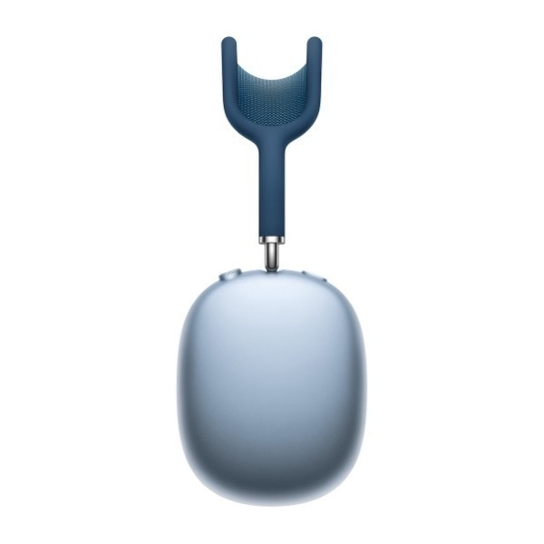 Apple airpods max color blue white bkgd.