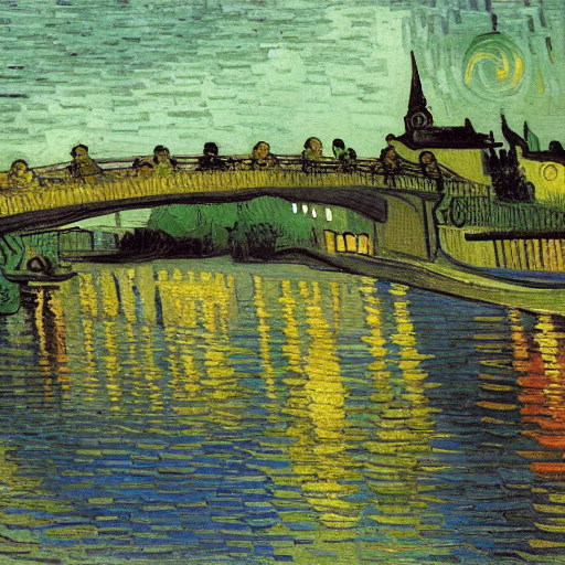 A bridge over troubled water - Vincent Van Gogh