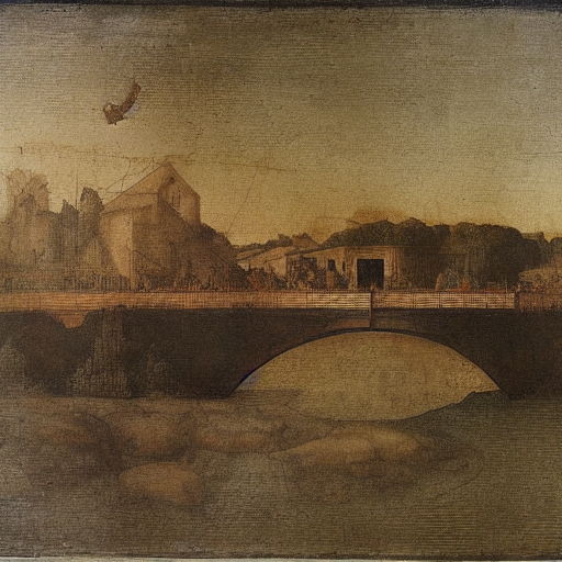A bridge over troubled water - Leonardo da Vinci