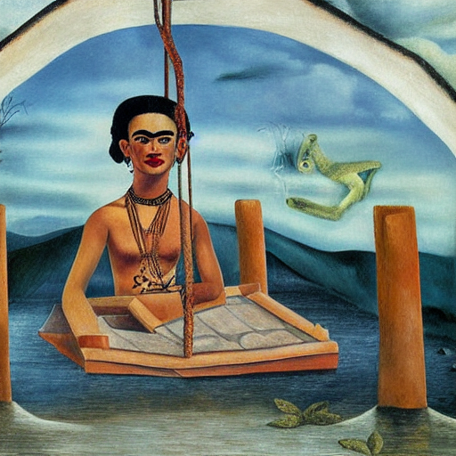 A bridge over troubled water - Frida Kahlo