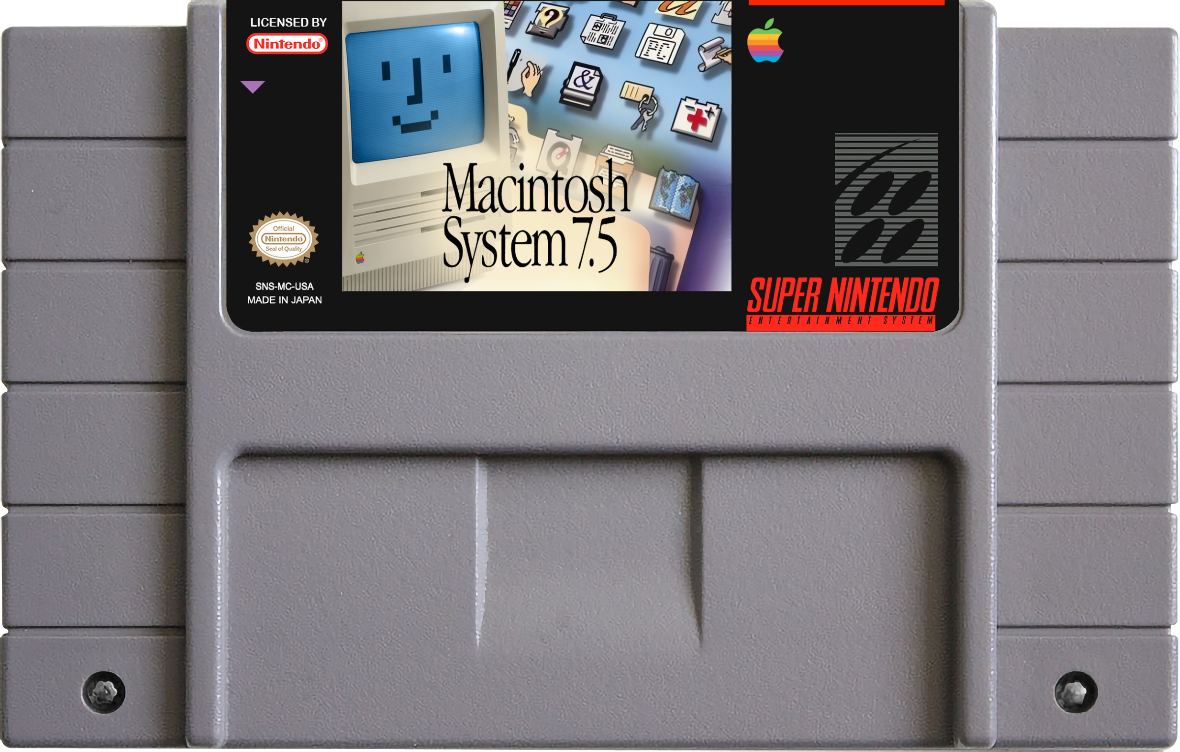 Macintosh System 7 for the Nintendo Entertainment System cartridge