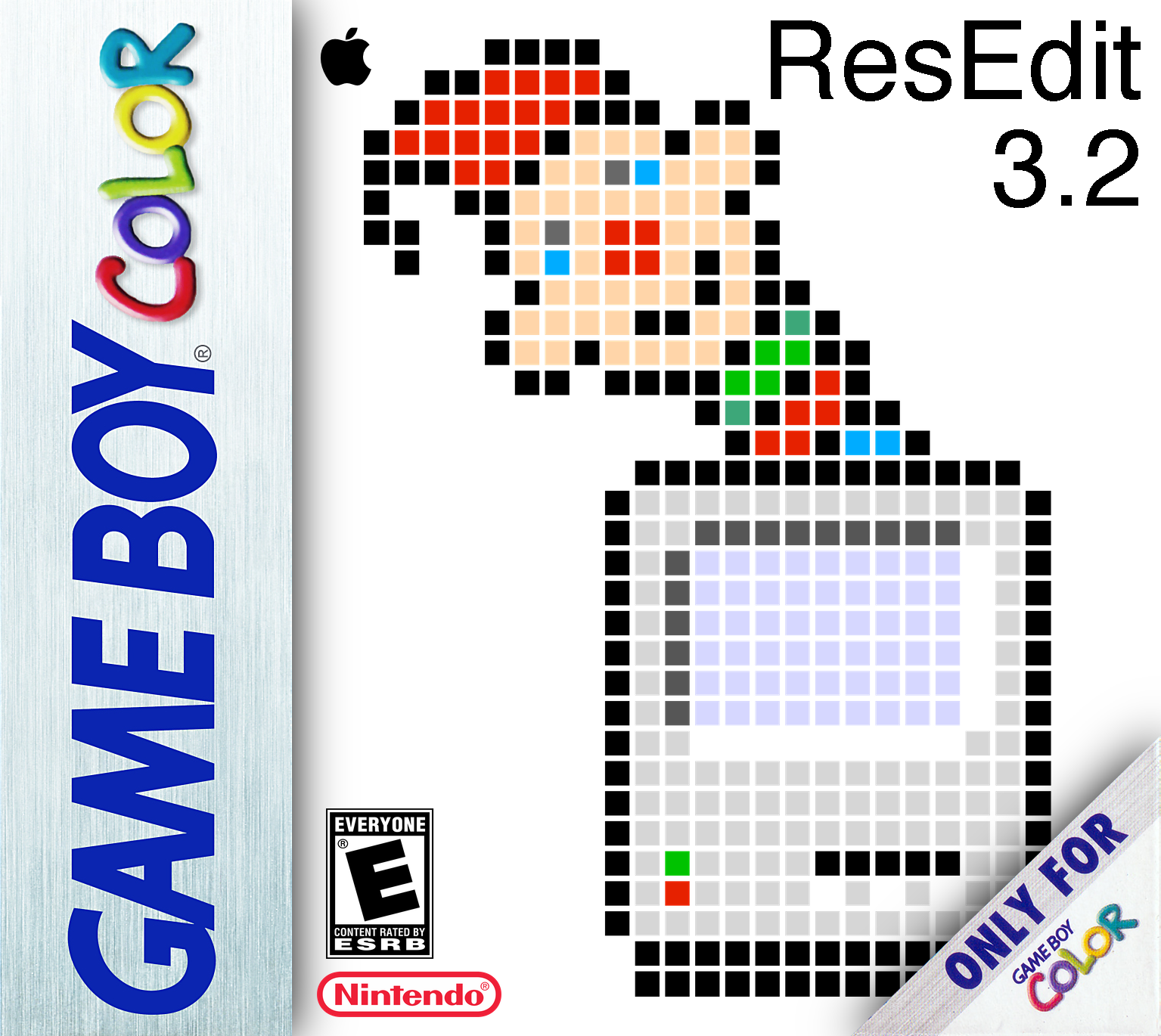 ResEdit 3.2 for the Nintendo Game Boy Color box