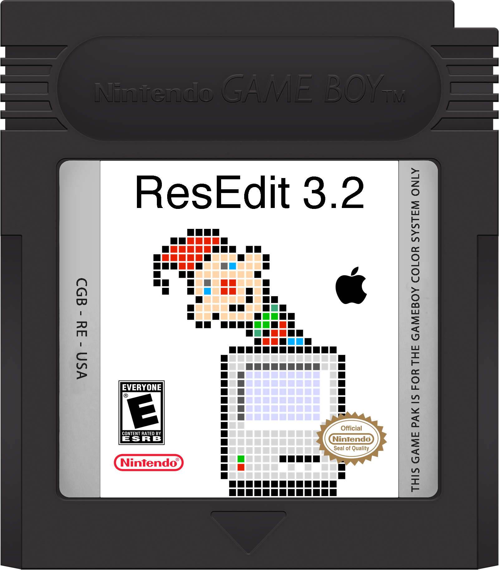 ResEdit 3.2 for the Nintendo Game Boy Color cartridge