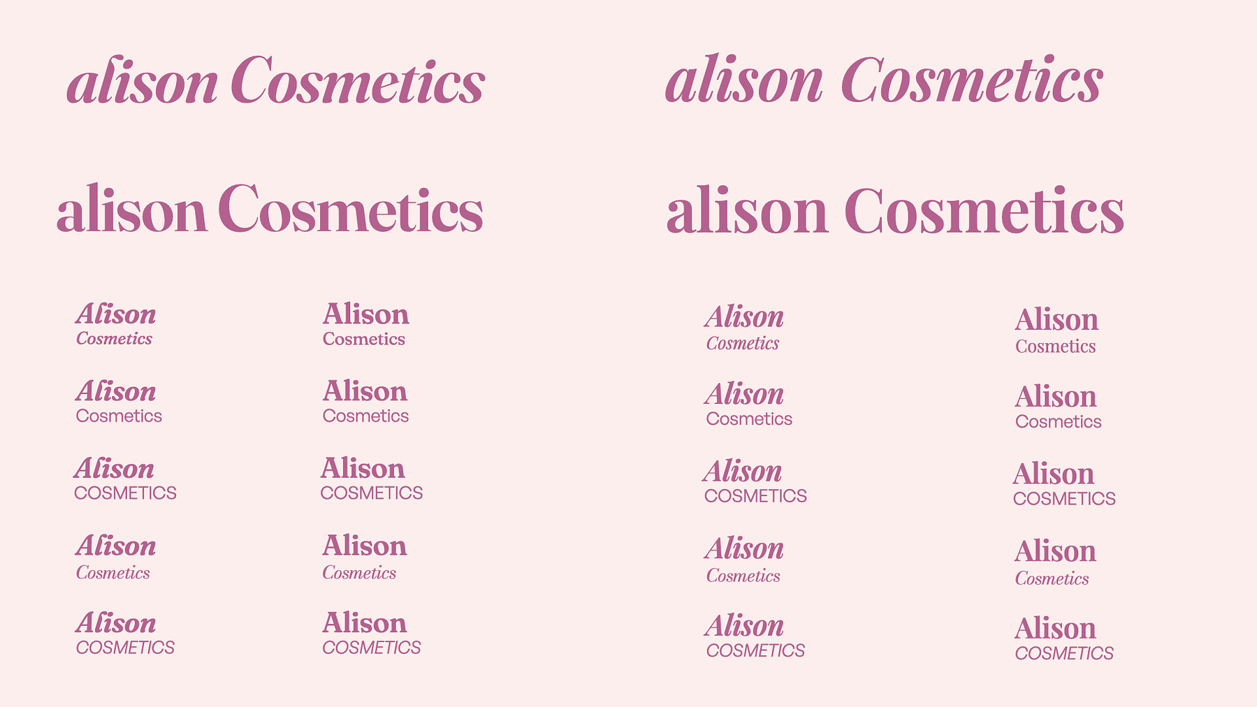 Typography Choices