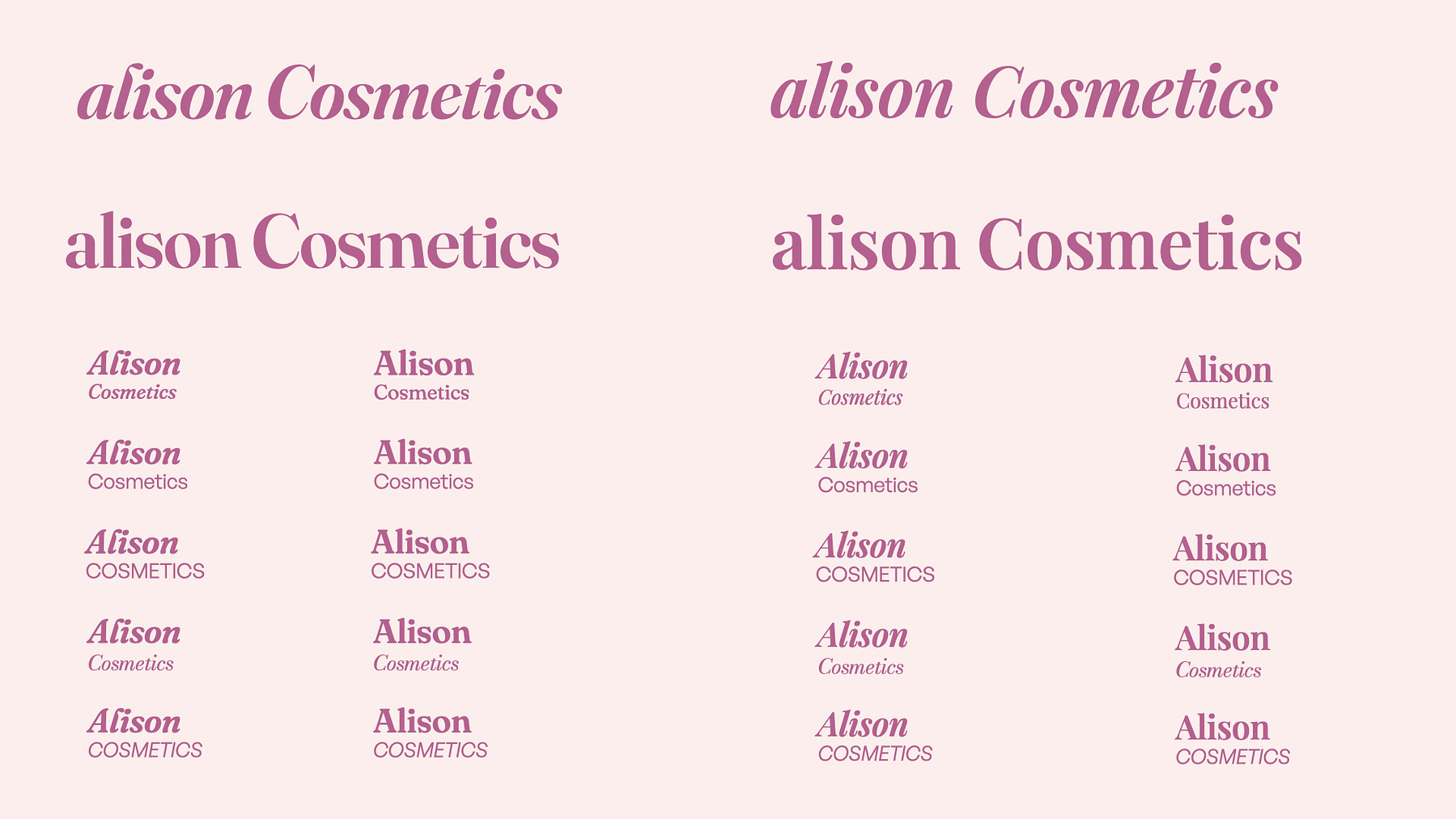 Typography Choices