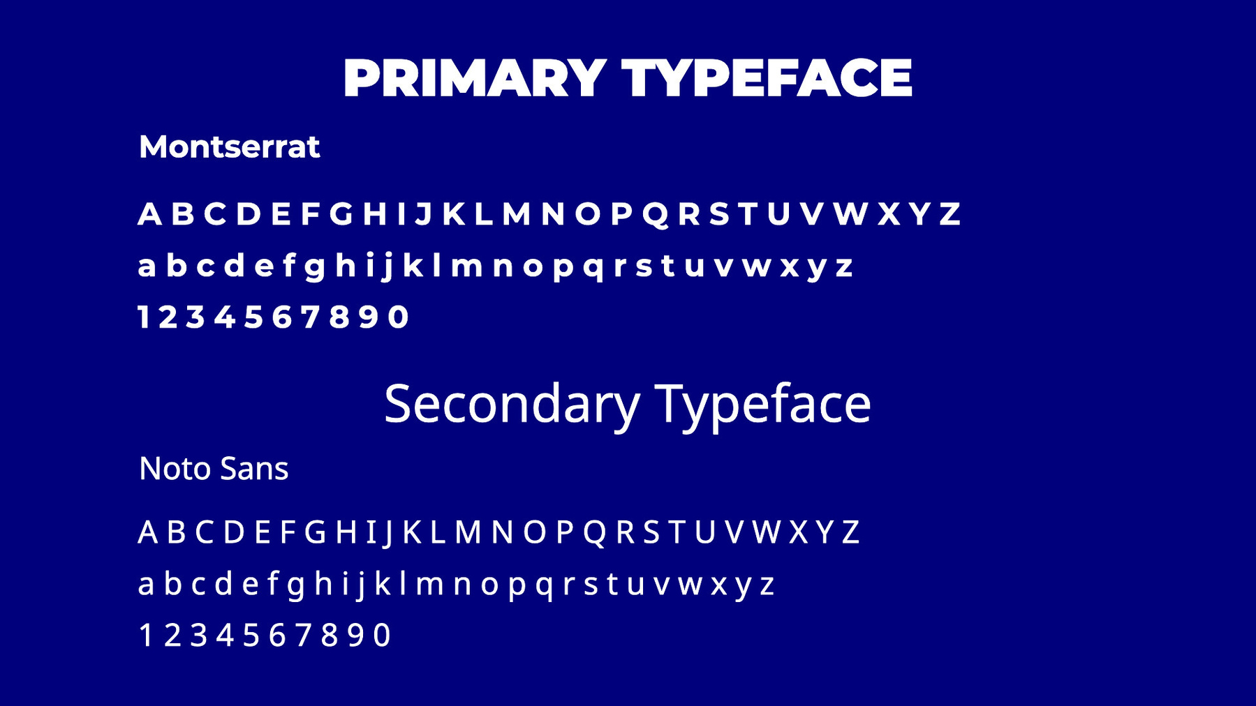 The typography choice for Freight First
