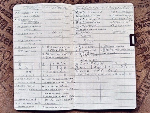 Life in Progress-Monthly Intention-notebook.
