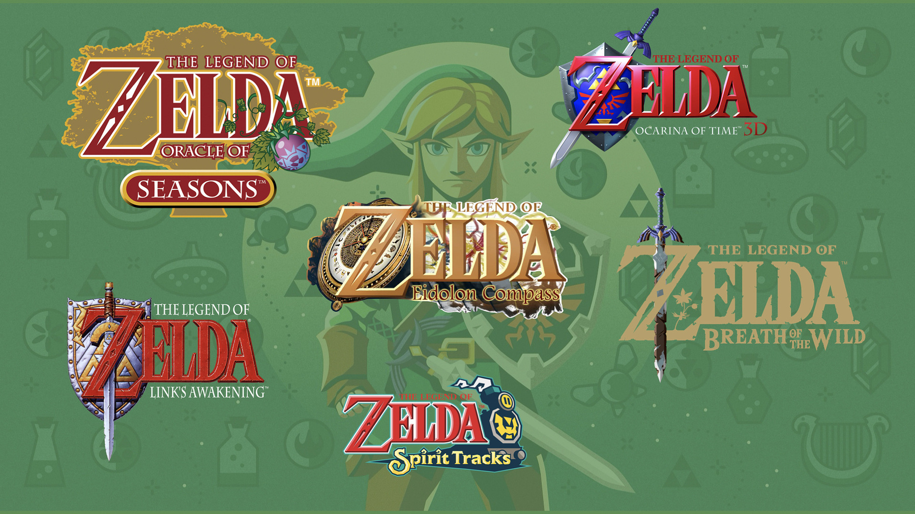 The Original Zelda logos