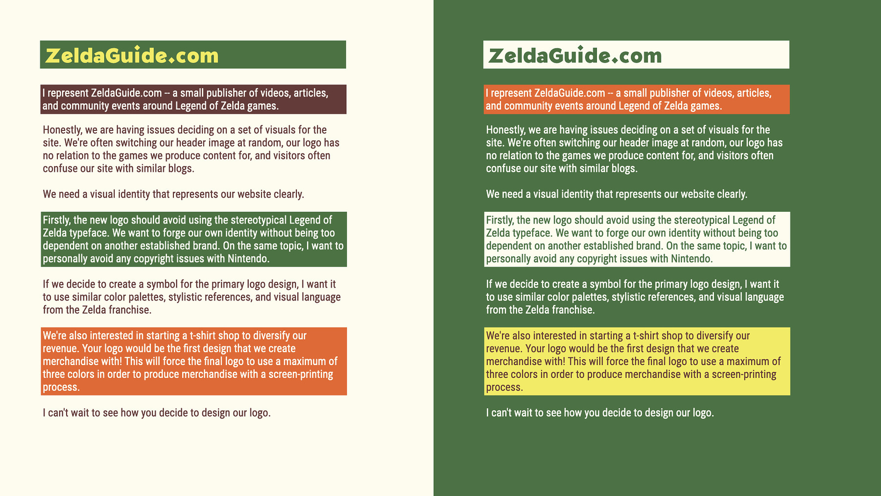 Typography and Color Mockup