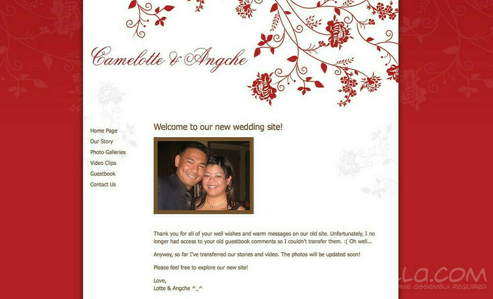 Lotte and Angche's Wedding Website
