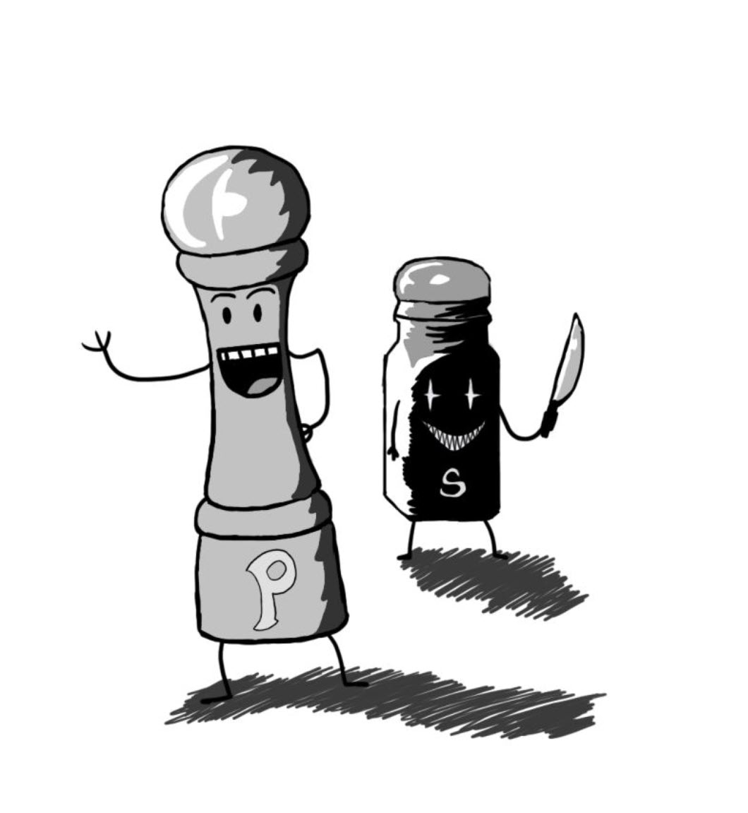 Salt and Pepper Inktober by Simon