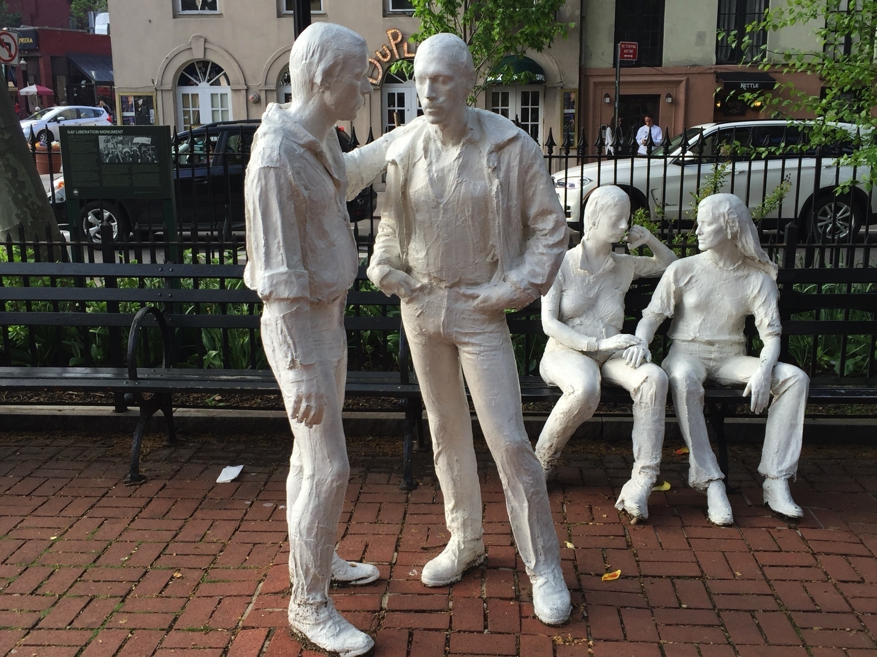 Statues in Christopher Park 