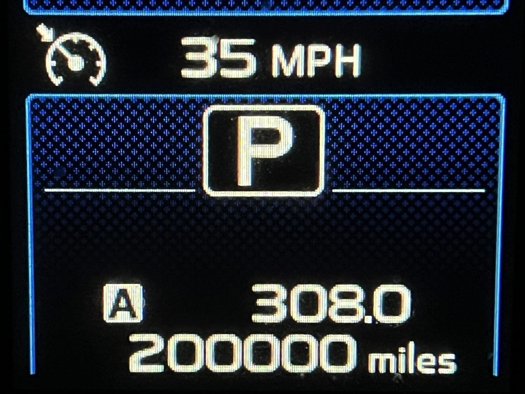 200,000 miles on the odometer