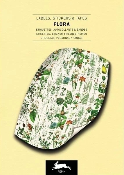 Pepin flora stickers and labels book