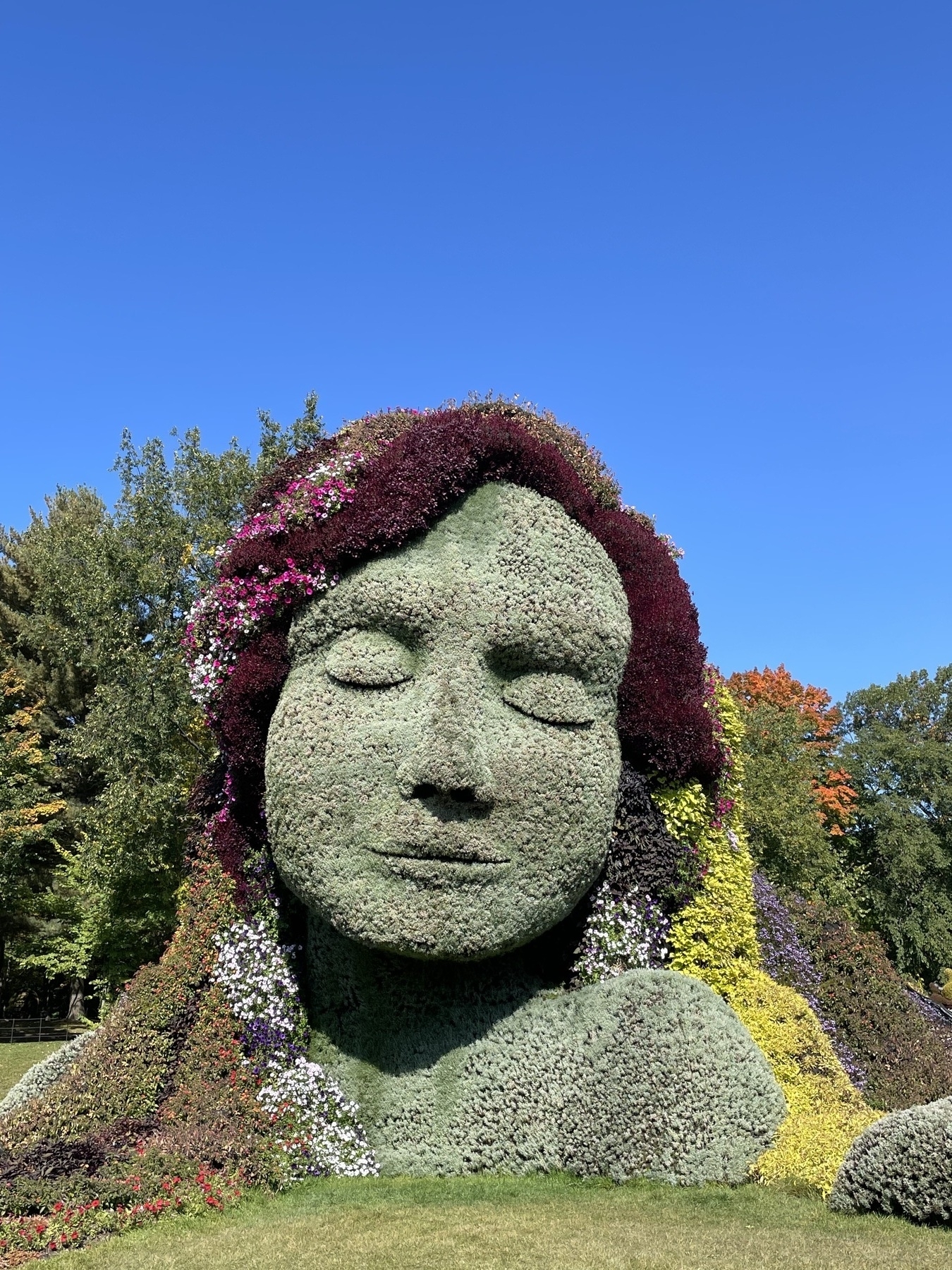 floral sculpture (Gaia), Quebec City 