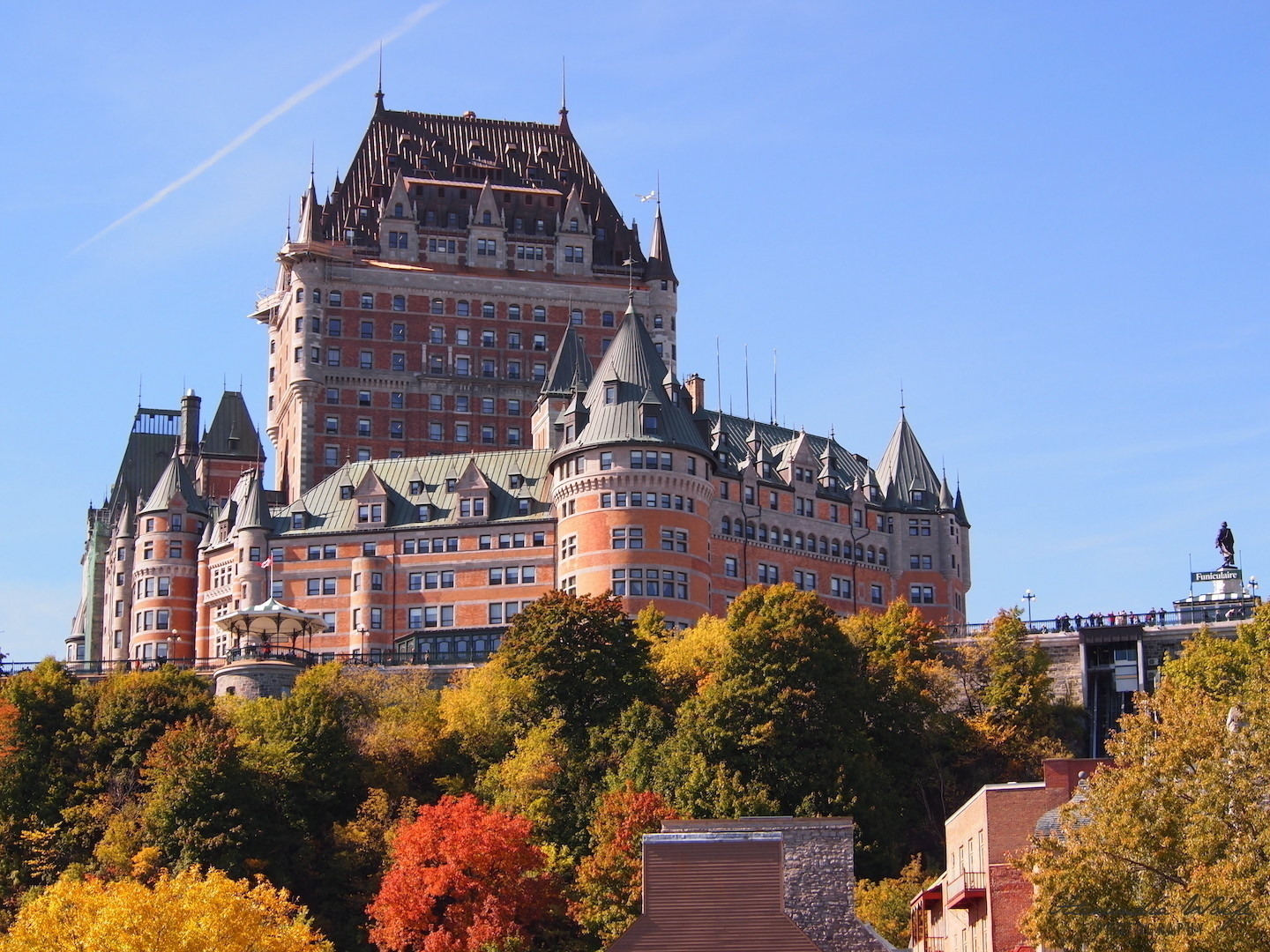 Chateau Frontenac in autumn, Quebec City