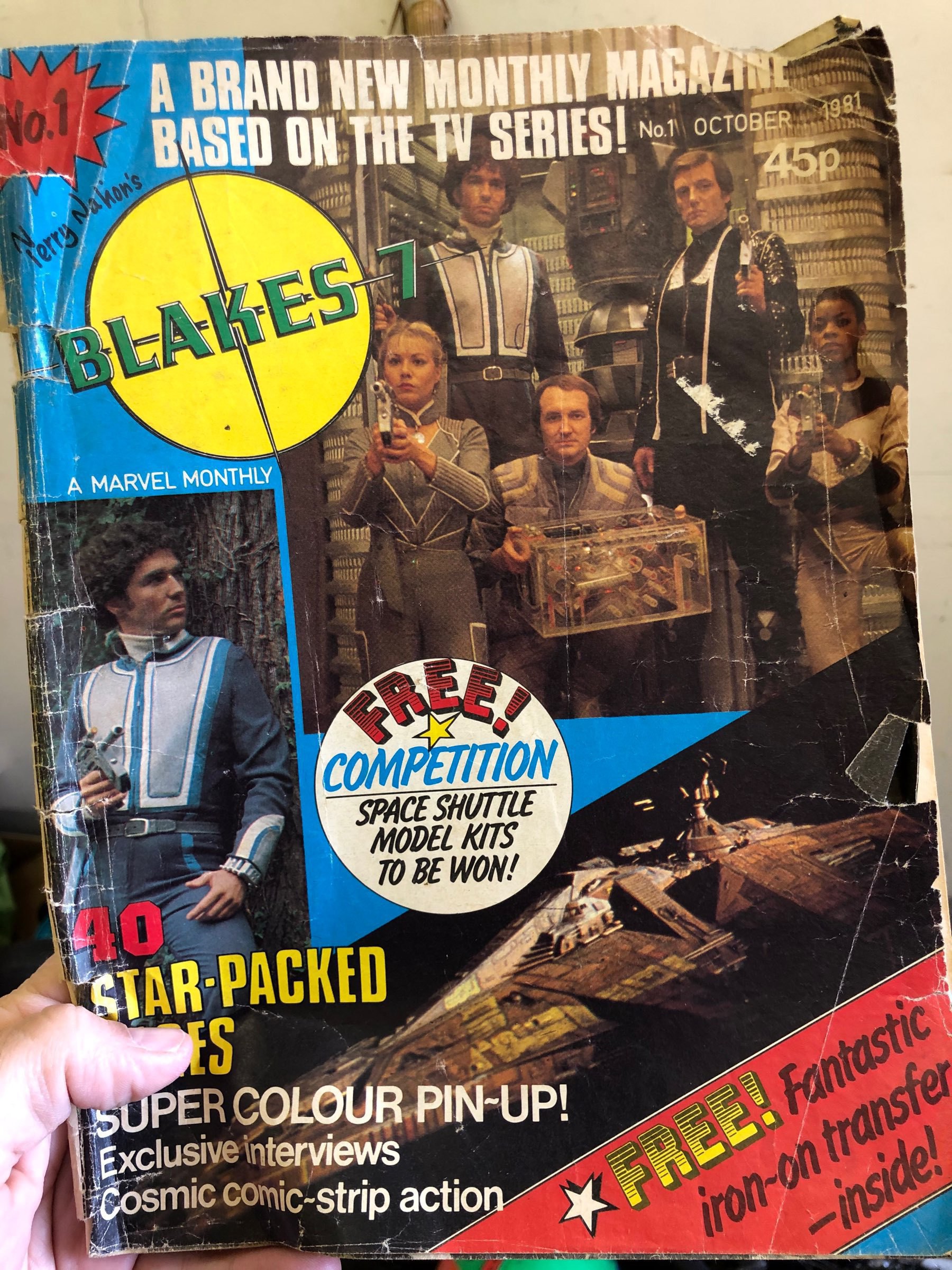 a cooy of Blake's 7 magazine issue 1.