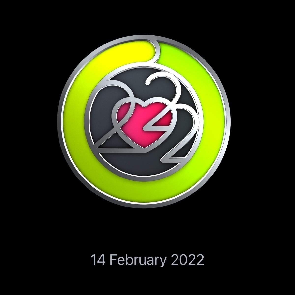Heart Month Challenge Apple Fitness Badge