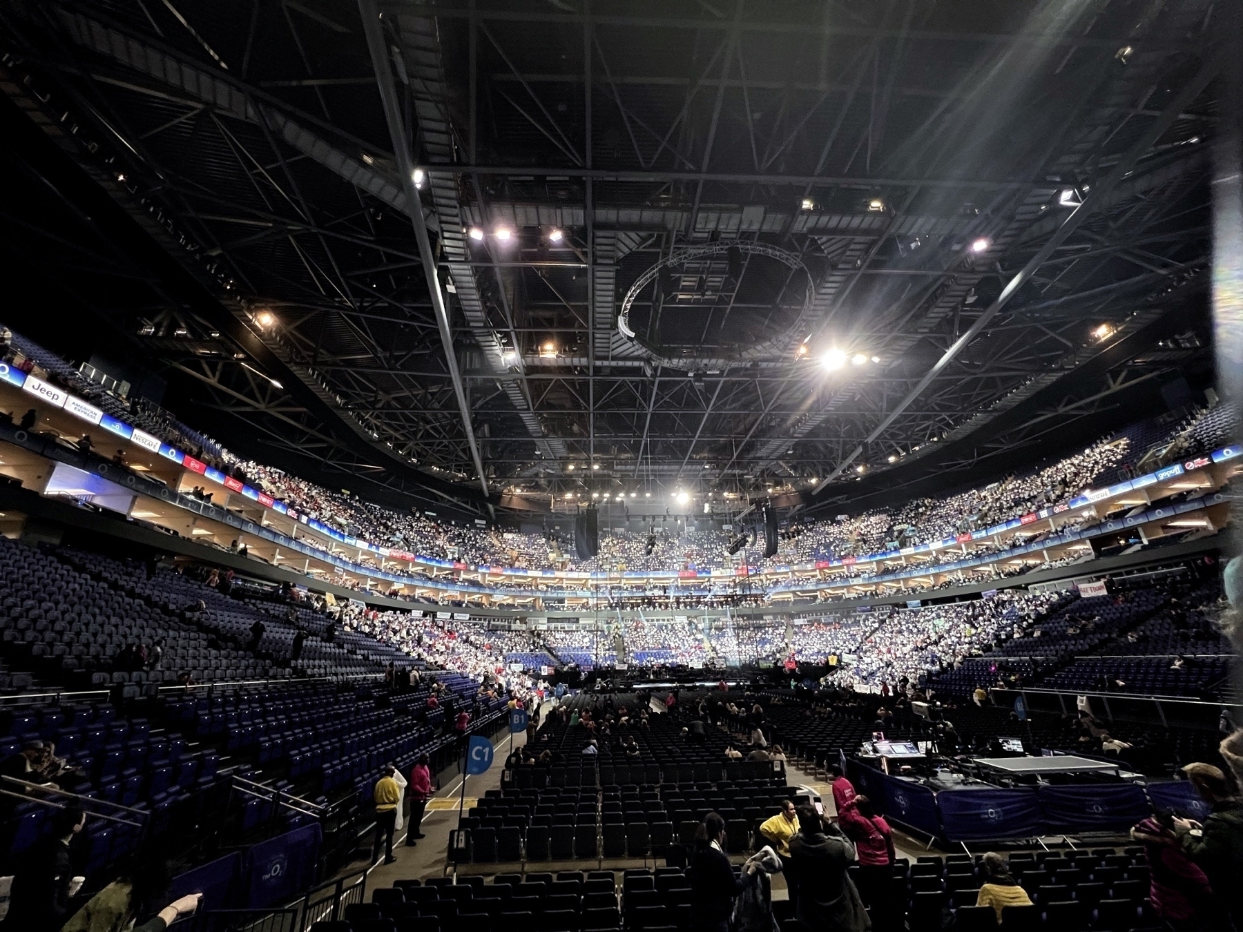 The Young Voices choir at the O2 Arena