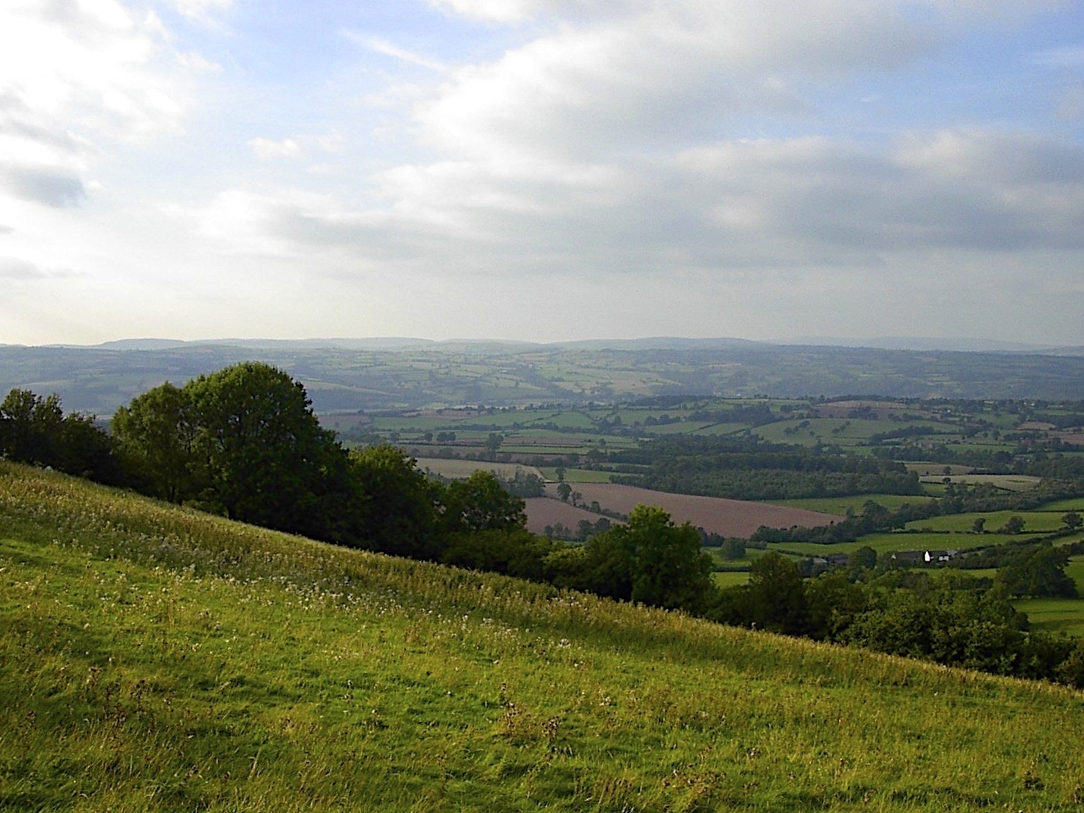 The hills above Hay-on-Wye in 2002