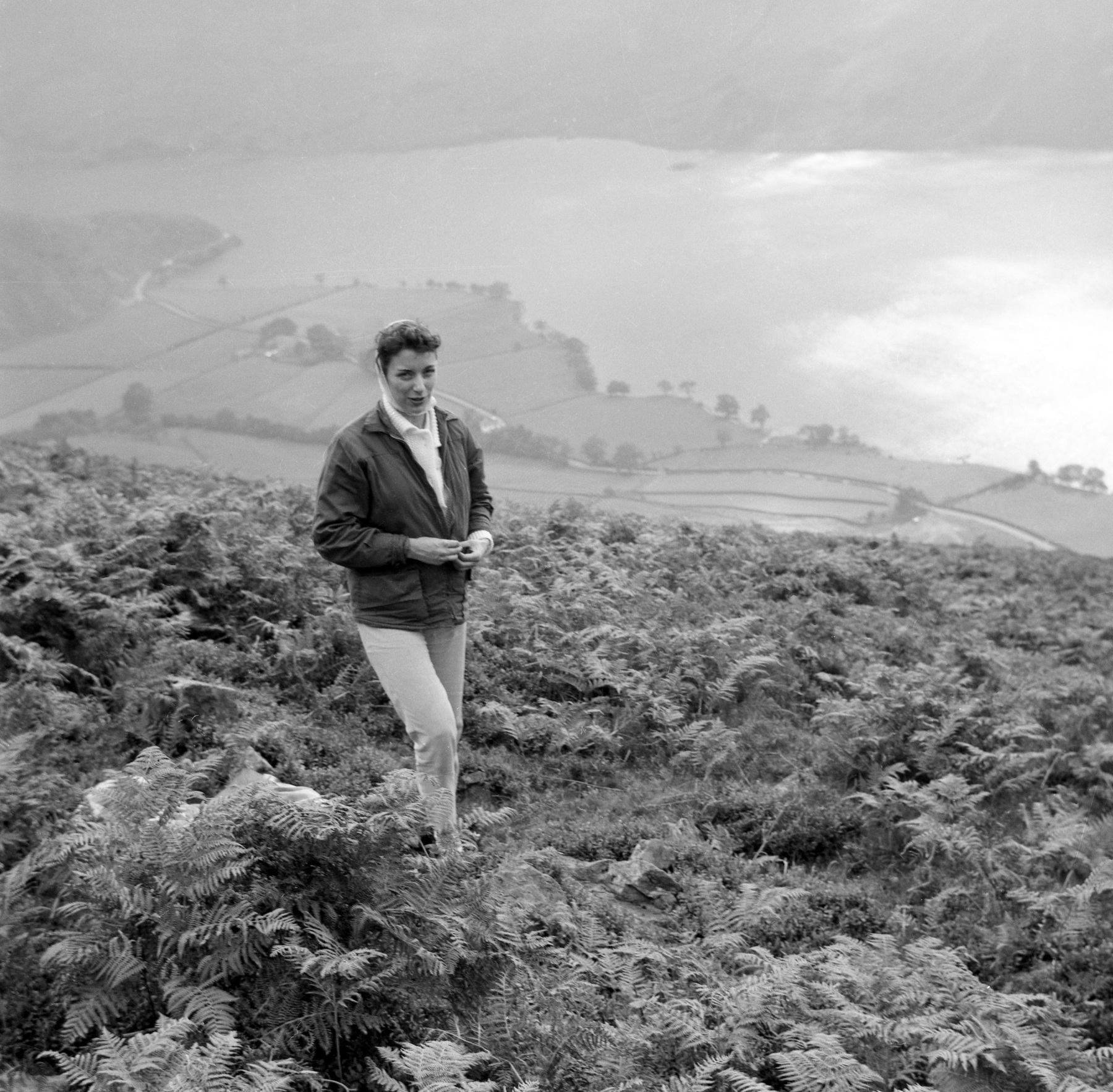 Ann Tinworth in the Lake District in the 1960s