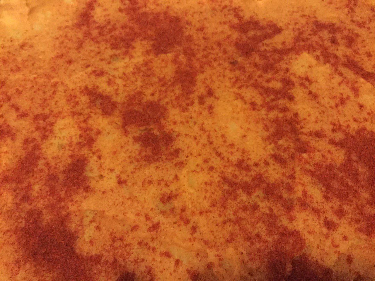 A close up of chipotle sweet potatoes, dusted with smoked paprika