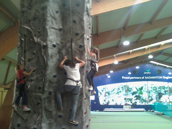 CenterParcs climbing wall