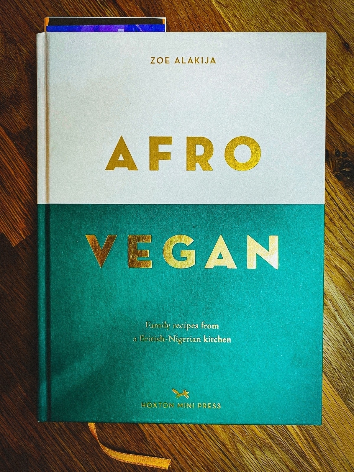Cover of cookery book titled Afro Vegan