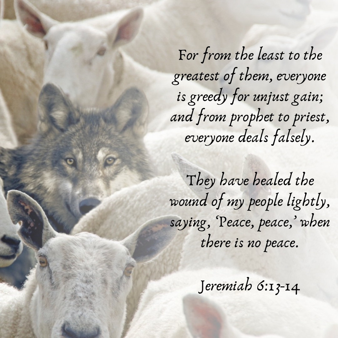 Jeremiah 6 13 14