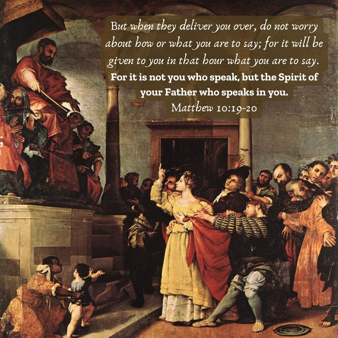 Matthew 10 19 20