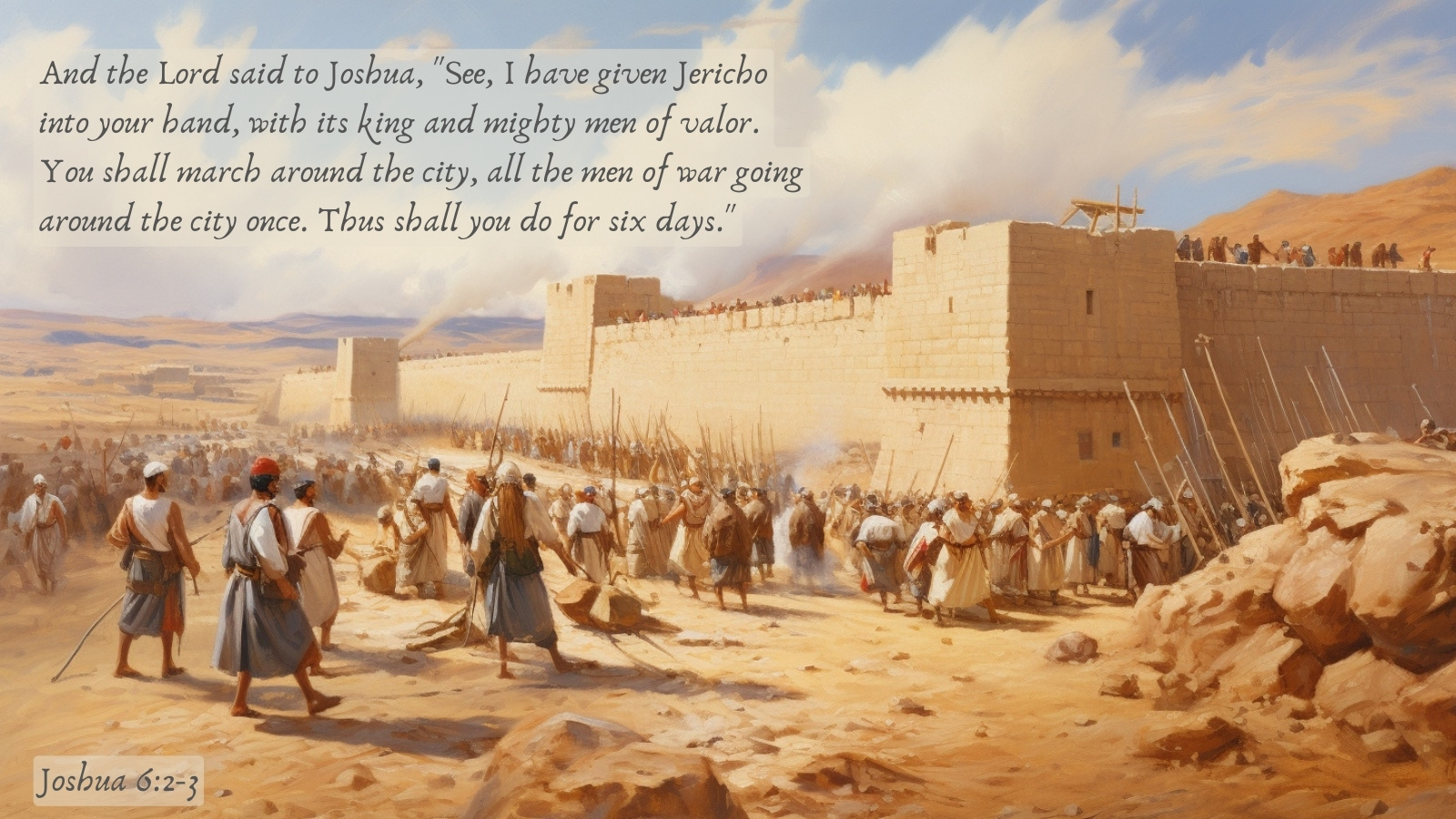 Joshua 6 2 3