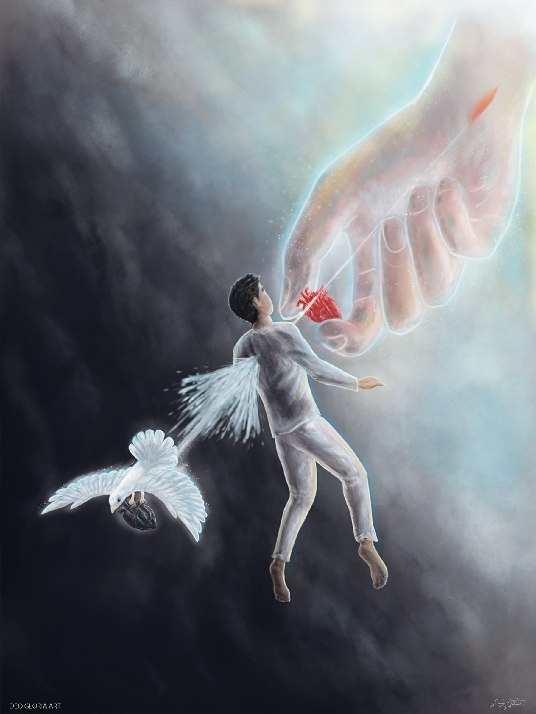 Ezekiel 11 19 Deo Gloria Art