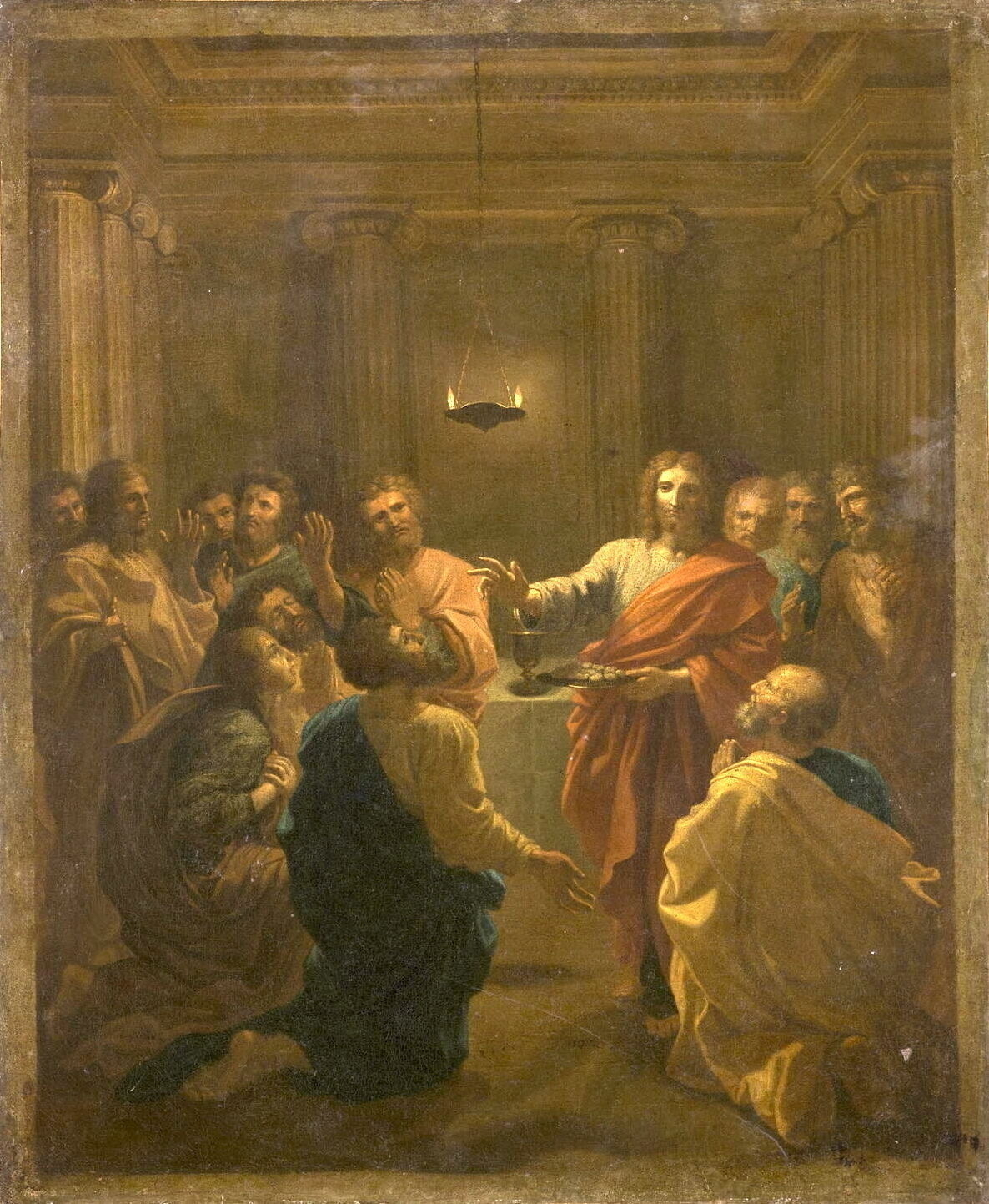 Luke 22 20 Poussin