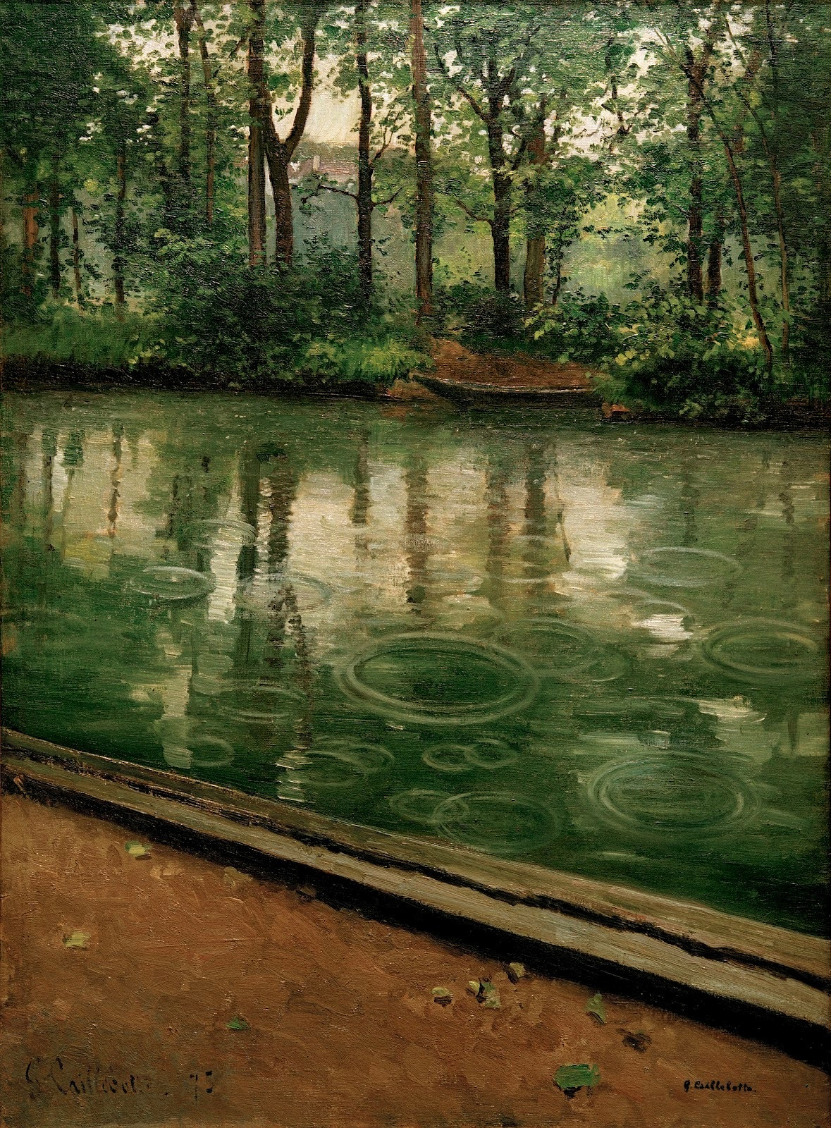 Job 36 26 28 Caillebotte