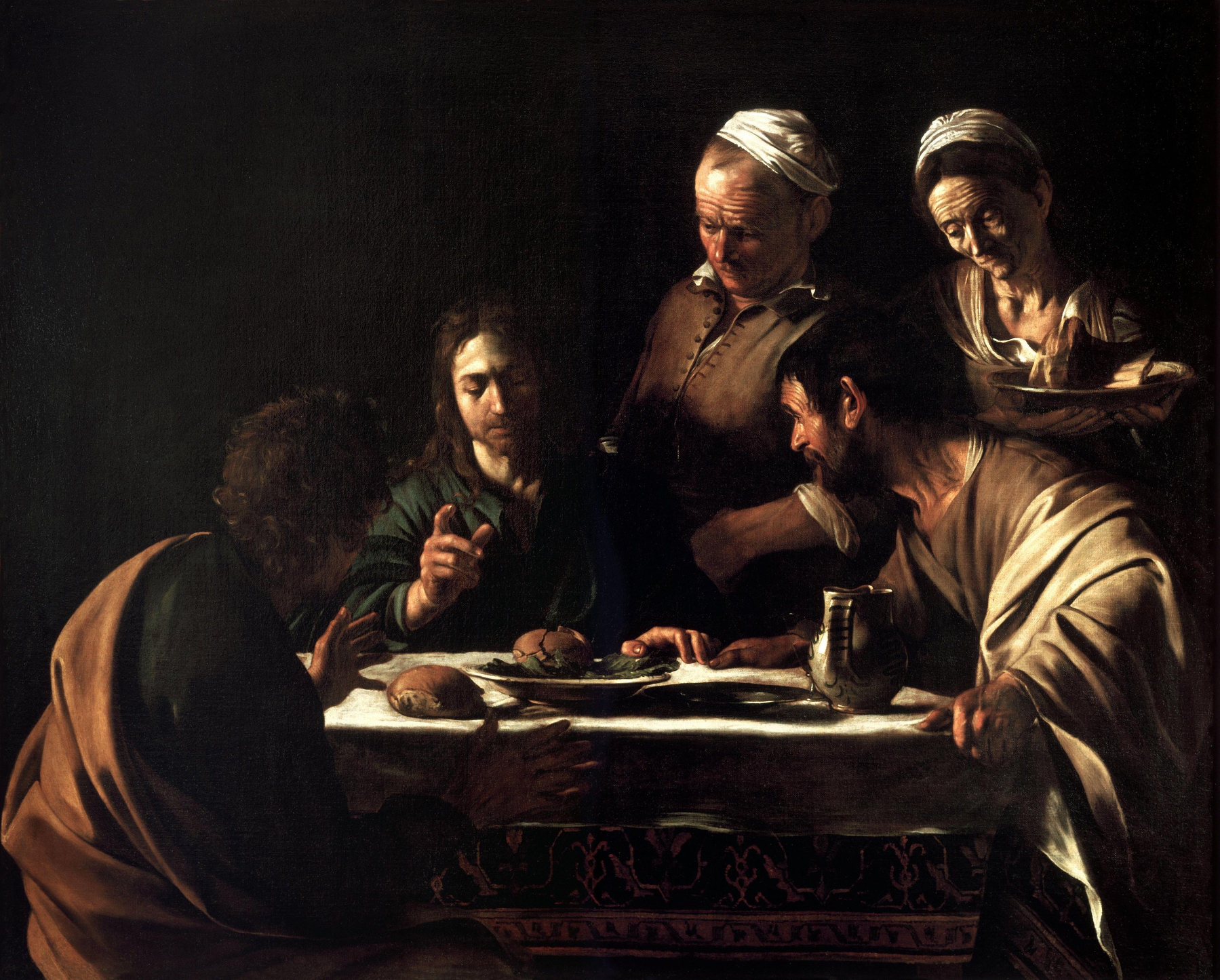 Luke 12_37 Caravaggio.jpg Luke 12 37 Caravaggio