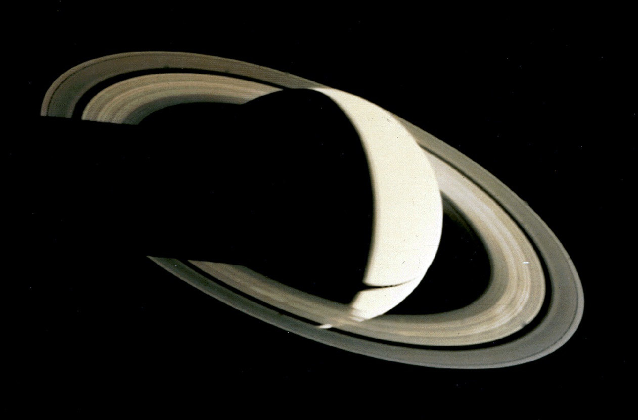 Crescent Saturn