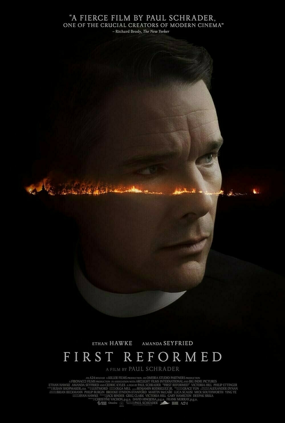 Poster for the film "First Reformed"