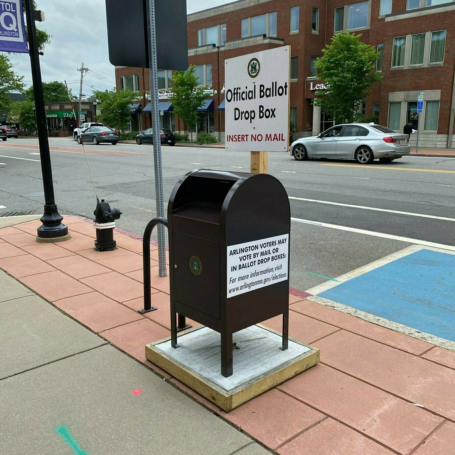 public drop box for official coting ballots