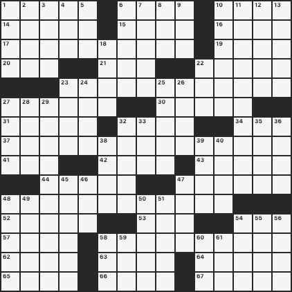 Animated GIF showing the progress of filling in the answers for a crossword puzzle.