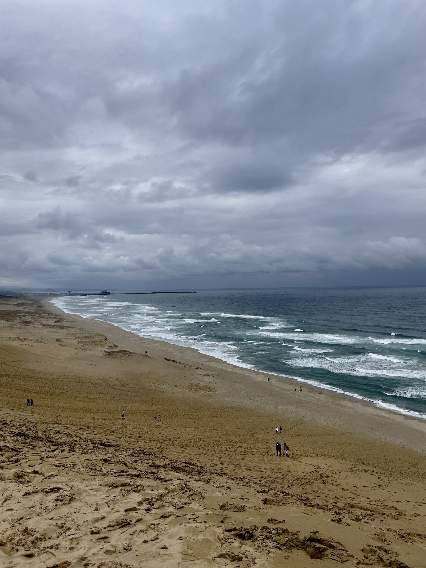 Photo from atop the Tottori Dunes