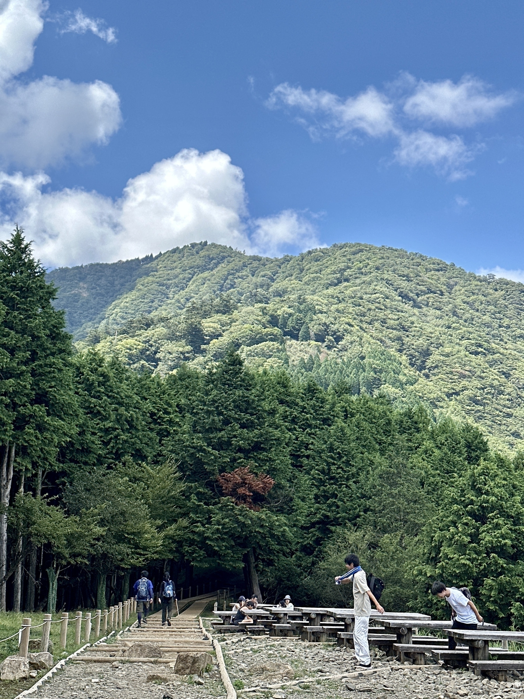 View of Mt. Oyama from Miharashidai