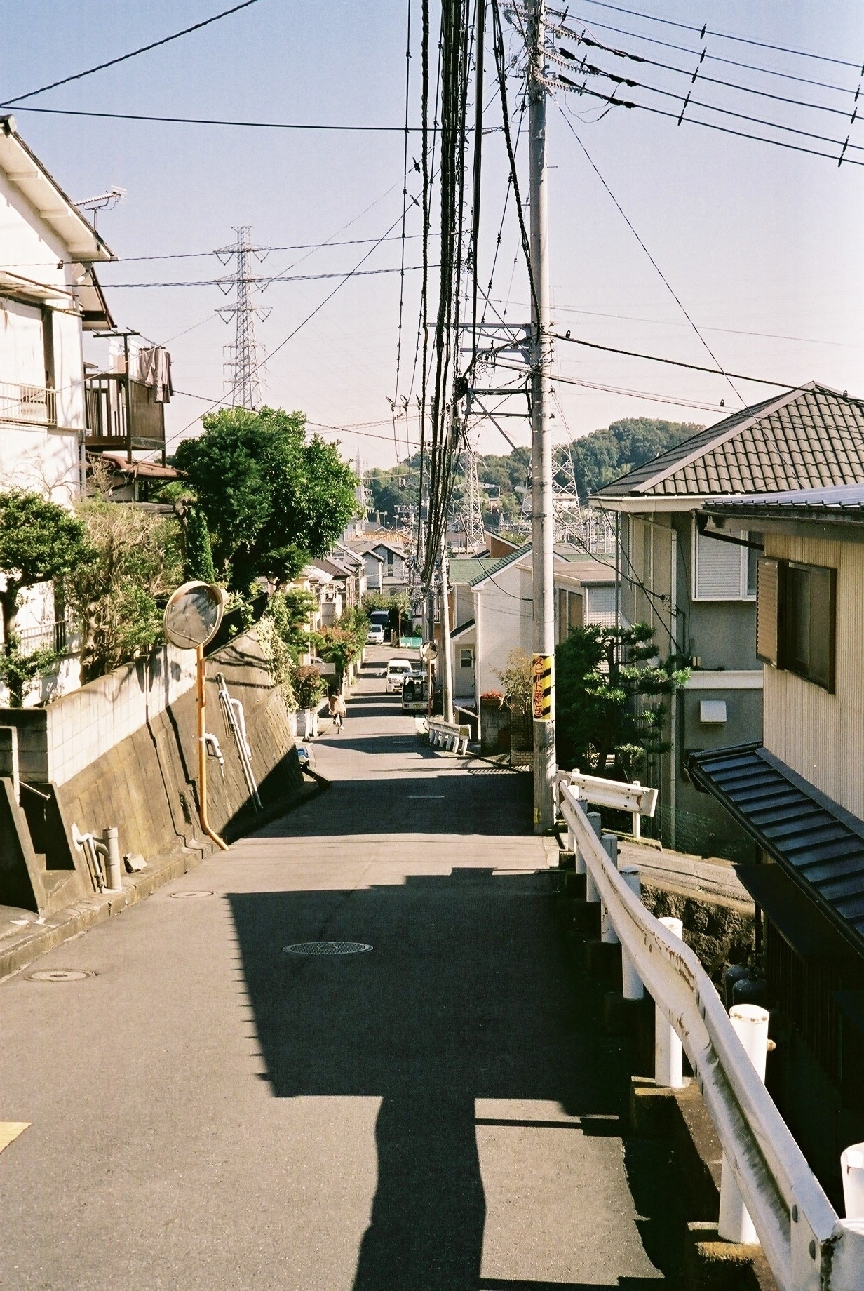 Long hill in Totsuka Yokohama. 