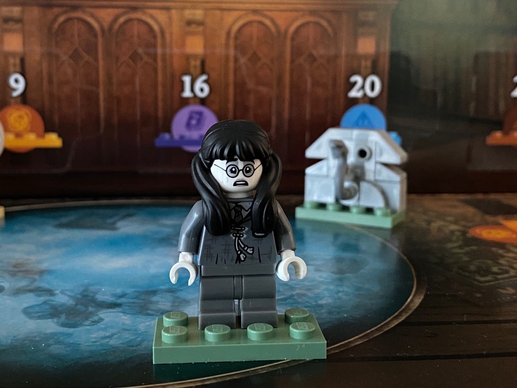 Lego Moaning myrtle from the Harry Potter Lego Advent calendar