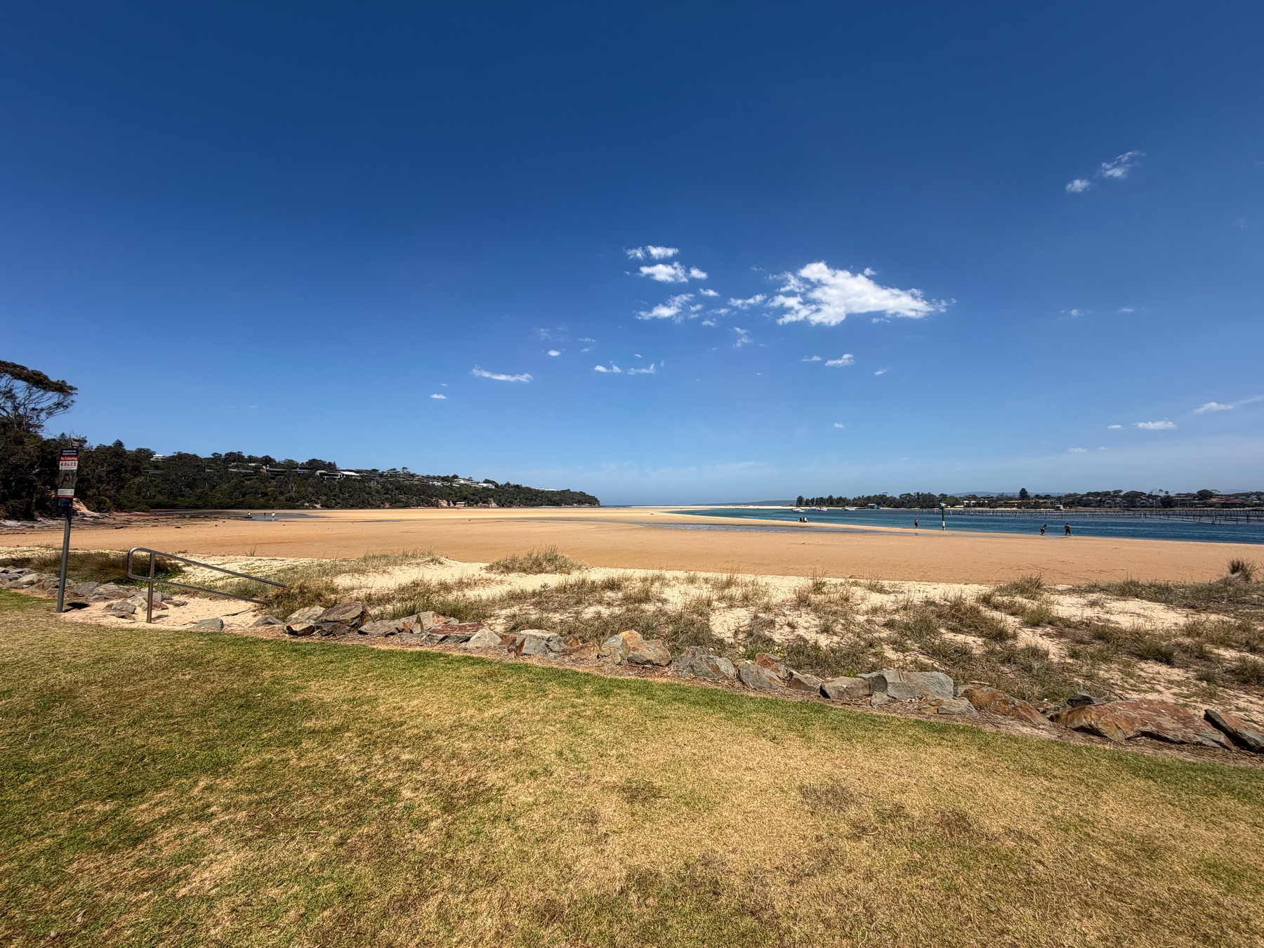 The entry to the lake at Merimbula