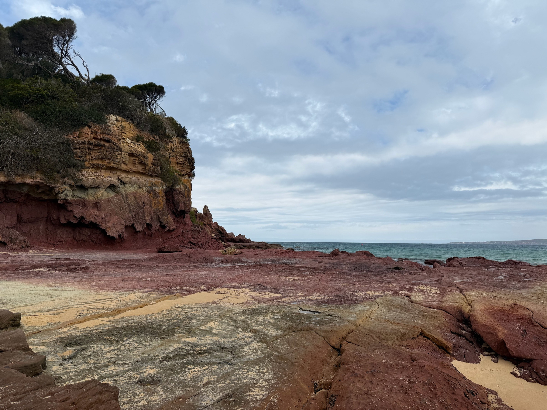 Rocks and cliff near the ocean