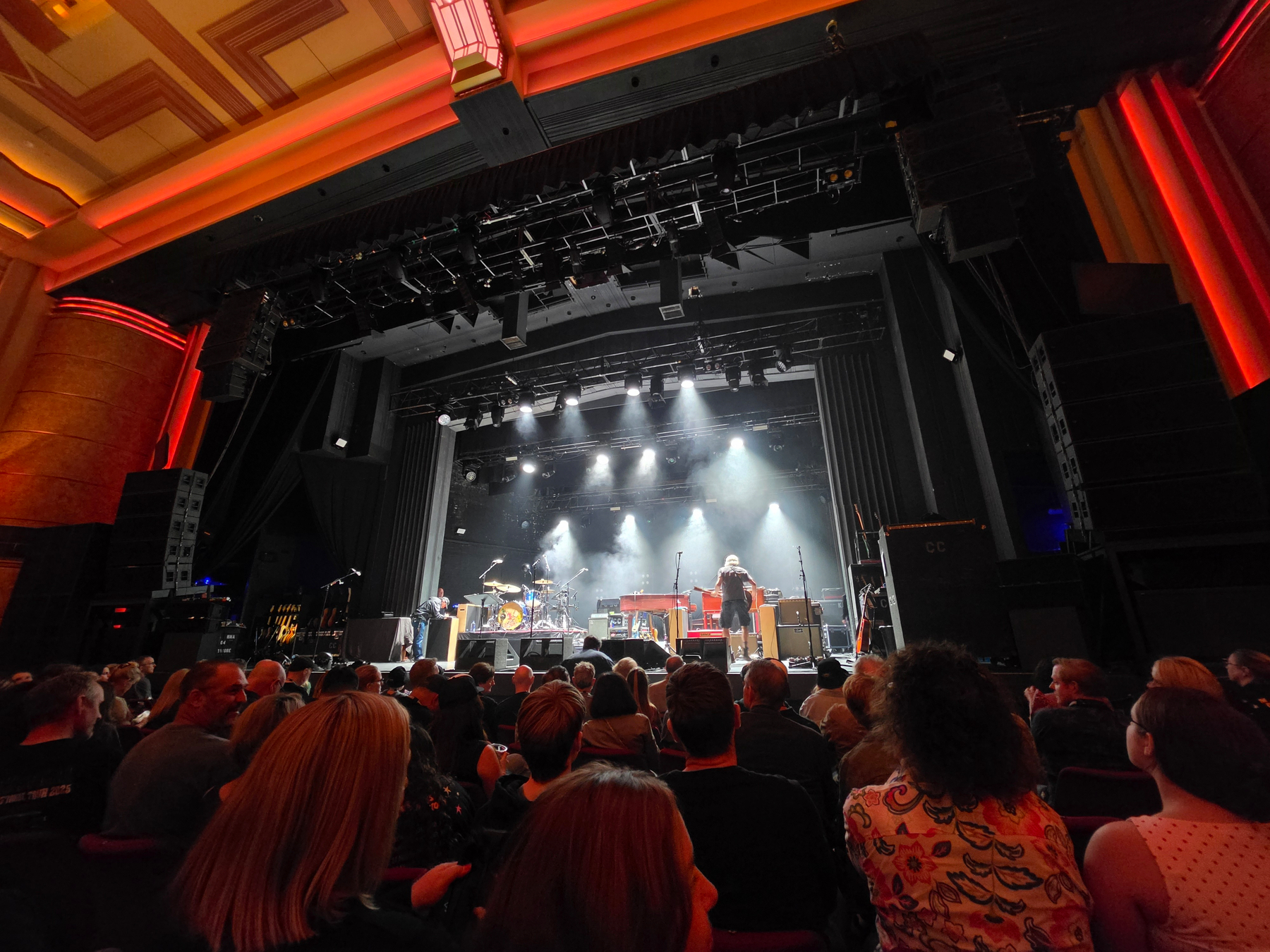 The stage at the Enmore theatre as Counting Crows took the stage