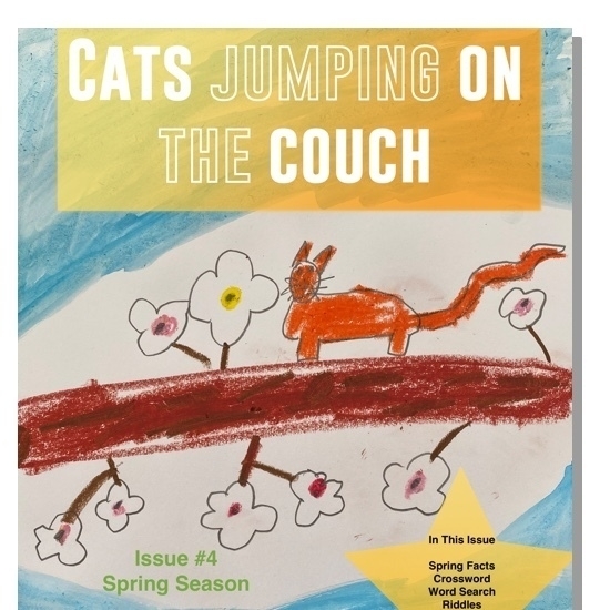 Cats Jumping on the Couch