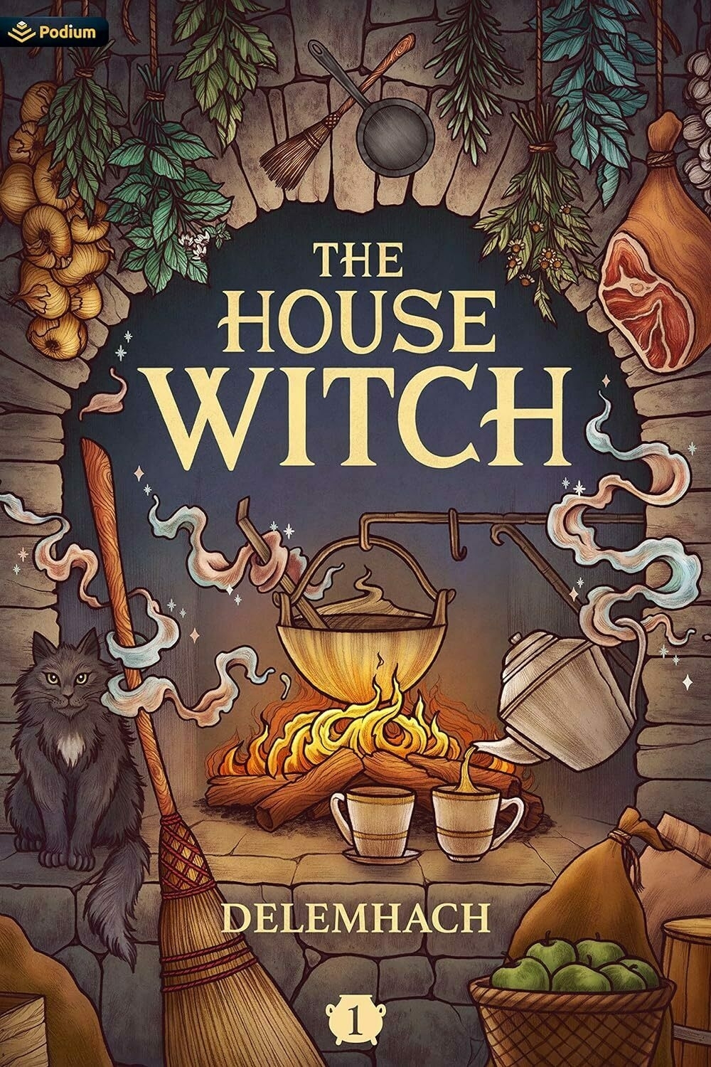 Book cover art for The House Witch