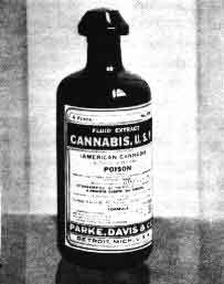 parke davis cannabis bottle