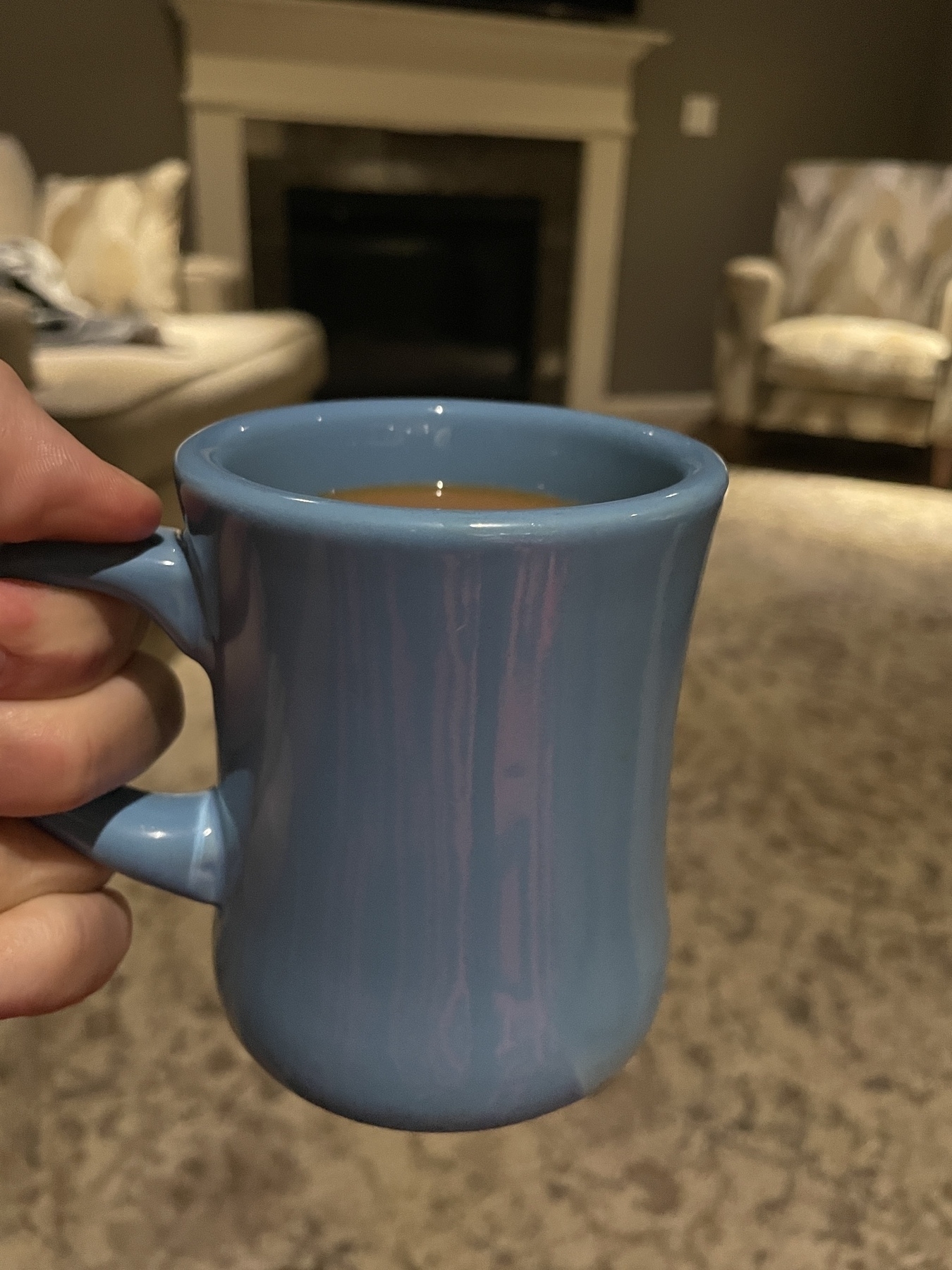 A coffee mug with delicious coffee